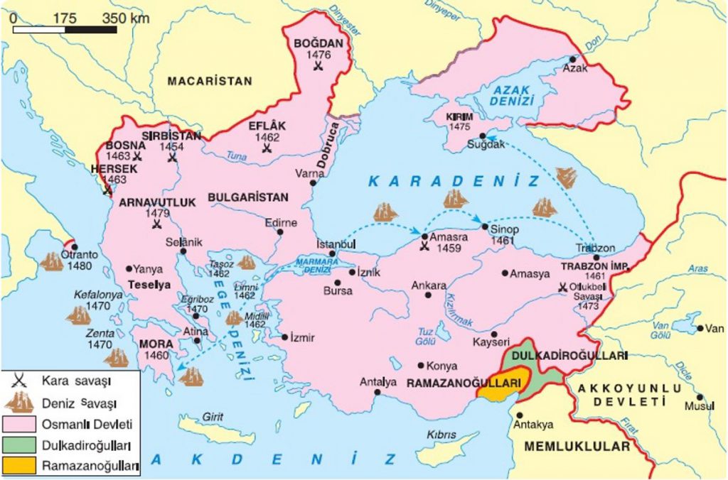 Fatih Ii Mehmet Donemi Diger Fetihler Tarih Dersi